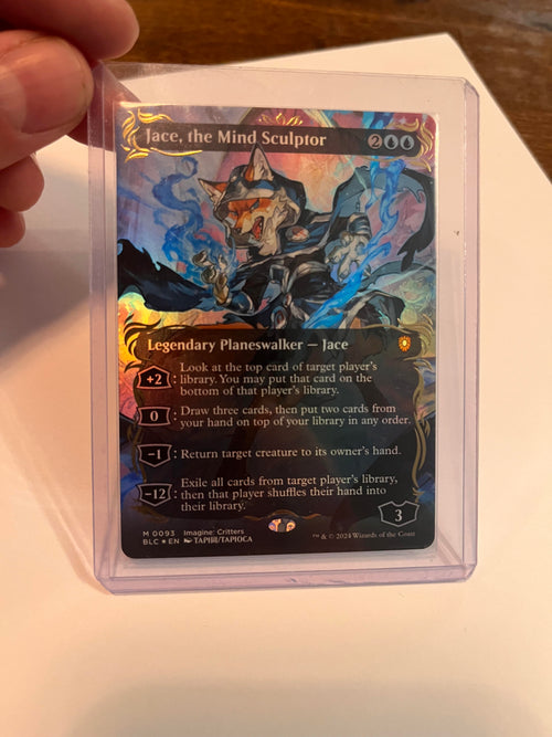 Jace, the Mind Sculptor (Borderless) (Raised Foil)